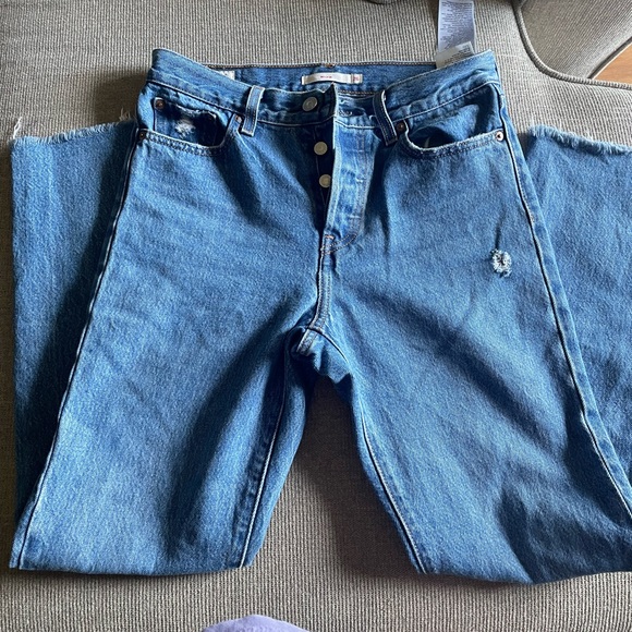 Levi’s straight wedgie jeans size 26 - Picture 2 of 6
